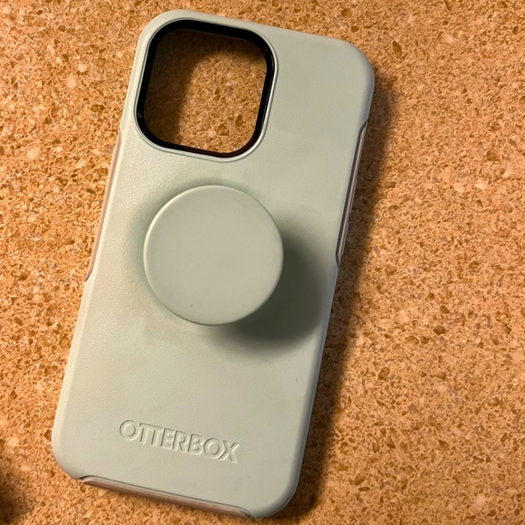 OtterBox Symmetry Series iPhone 13 Pro Phone Case in Teal with PopSocket - Picture 4 of 5